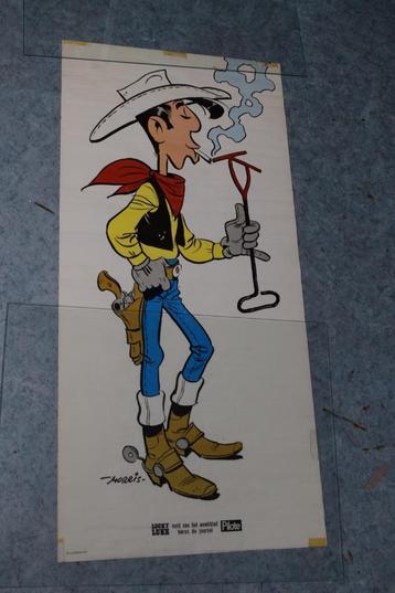 Lucky Luke 1973 poster Morris pilot stripboek beschikbaar voor biedingen