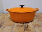 LE CREUSET F vintage gietijzeren braadpan, Huis en Inrichting, Keuken | Potten en Pannen, Ophalen of Verzenden, Gebruikt, Gietijzer