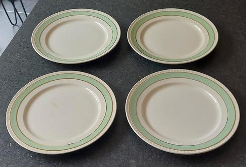 4 borden Boch Frères la Louvière D.5233, Antiek en Kunst, Antiek | Servies los, Ophalen of Verzenden