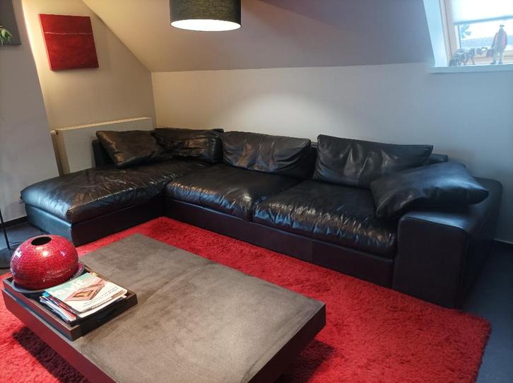 Canapé avec méridienne, Maison & Meubles, Canapés | Salons, Comme neuf, Banc d'angle, Quatre personnes ou plus, 300 cm ou plus