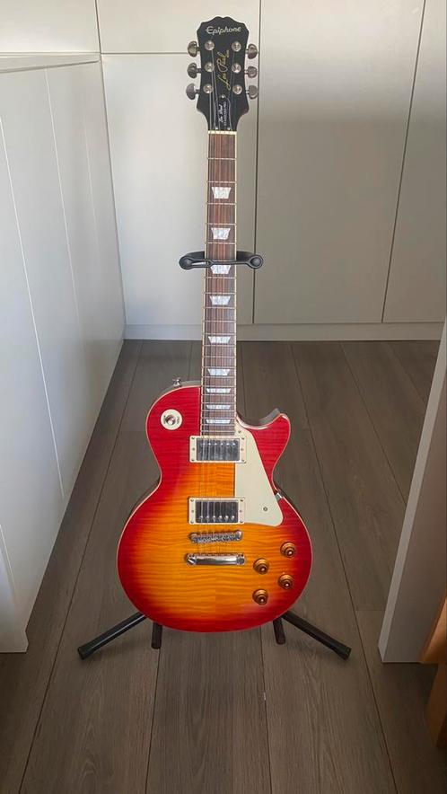 Les Paul model Epiphone standaard Pro + vox vx ii versterker, Muziek en Instrumenten, Snaarinstrumenten | Gitaren | Elektrisch