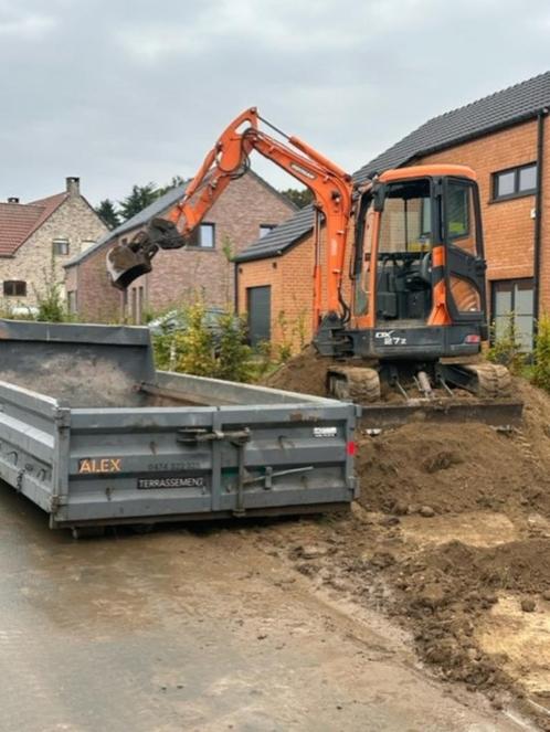 Mini pelle - Bobcat - Dumper à louer avec Opérateur, Jardin & Terrasse, Outils à main, Neuf, Pelle, Enlèvement