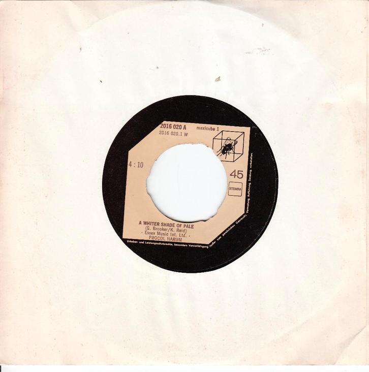 De 3 successen van Procol Harum op 1 vinylsingle, Cd's en Dvd's, Vinyl Singles, Single, Pop, 7 inch, Verzenden