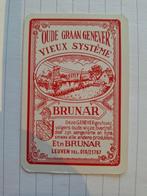 Speelkaart stokerij, distillerie Brunar Leuven_12, Verzamelen, Speelkaarten, Jokers en Kwartetten, Ophalen of Verzenden, Zo goed als nieuw