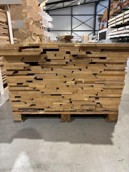 Massief Eikenhout - 1,080m³ (Palette C), Doe-het-zelf en Bouw, Hout en Planken, Gebruikt, Plank, Eiken, Minder dan 200 cm, 50 mm of meer