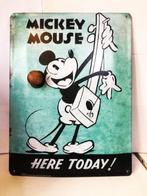 Assiette en émail Mickey Mouse Disney Original 40 x 30 😍💑�, Collections, Mickey Mouse, Utilisé, Enlèvement ou Envoi, Image ou Affiche