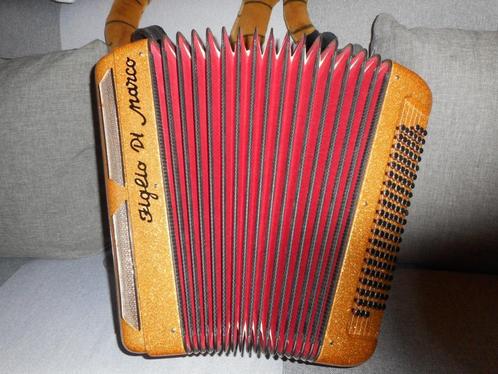 accordéon, Muziek en Instrumenten, Accordeons, Zo goed als nieuw, Knopaccordeon, Overige formaten, Overige merken, Met koffer