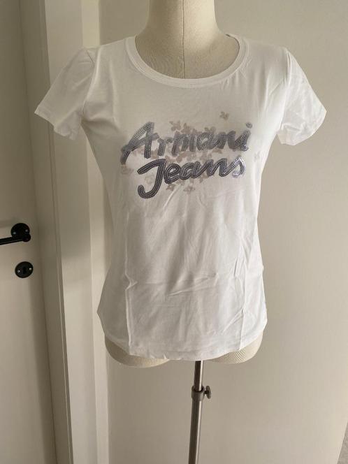 Nieuwe T-shirt Armani Jeans, Kleding | Dames, T-shirts, Nieuw, Wit, Korte mouw, Ophalen of Verzenden