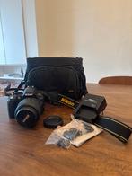 Nikon D3100 + 18–55mm lens + tas – klaar voor gebruik, Audio, Tv en Foto, Ophalen, Zo goed als nieuw, Nikon