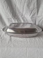 Roestvrijstalen serveerschaal met handvatten, Ophalen of Verzenden