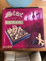 Houten Schaakset Star VIP - + doos, Ophalen of Verzenden, Zo goed als nieuw