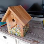 Vogelhuisje met bloemen, Tuin en Terras, Vogelhuisjes en Vogelbaden, Ophalen, Nieuw