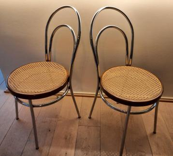 set van 2 prachtige designstoelen stijl Thonet beschikbaar voor biedingen