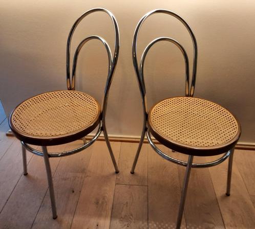set van 2 prachtige designstoelen stijl Thonet, Antiek en Kunst, Antiek | Meubels | Stoelen en Sofa's, Ophalen