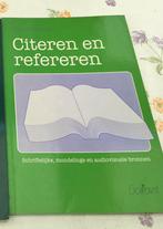 Citeren en Refereren, Ophalen, Gelezen, Hoger Onderwijs
