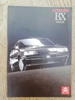 CITROEN BX AFBEELDINGSBROCHURE BIJSLUITER 4 PAGINA'S BELGISC, Ophalen of Verzenden, Zo goed als nieuw, Citroën