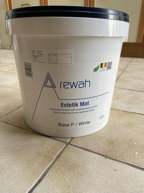 Verf RAL 9010, Doe-het-zelf en Bouw, Verf, Beits en Lak, Nieuw, Verf, 20 liter of meer, Wit, Ophalen