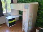 Ikea SMÅSTADT Hoogslaper bureau kast schuiven groen en zwart, Huis en Inrichting, Ophalen, Hoogslaper, Eenpersoons, 200 cm