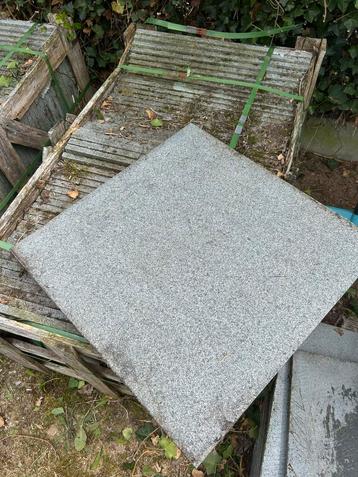 Terrastegels G654 gevlamd & geborsteld 50 stuks (x7) 60x60x2 beschikbaar voor biedingen