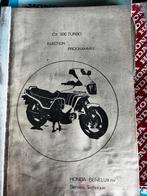Instructionmanual, opleiding, cursus Honda CX500 Turbo, Motoren, Ophalen of Verzenden, Honda