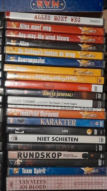 Pakketje Vlaamse top-films op dvd, Cd's en Dvd's, Ophalen of Verzenden, Zo goed als nieuw