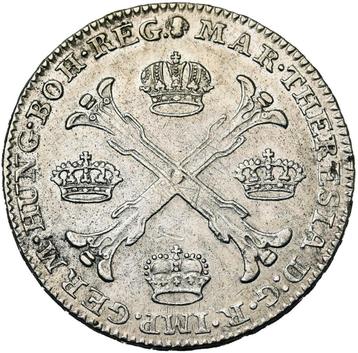 1 couronne 1780 Bruxelles - Zilver - Zeer fraai
