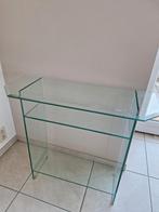 Guéridon/meuble en verre, Maison & Meubles, Accessoires pour la Maison | Étagères, Enlèvement