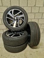 Peugeot 108 Lichtmetalen velgen met continental banden, Auto-onderdelen, Banden en Velgen, Ophalen, 15 inch, Banden en Velgen