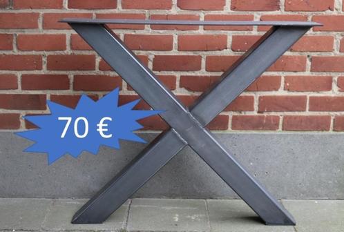 Stalen tafelpoten, Huis en Inrichting, Tafelonderdelen, Nieuw, Tafelpoot, Metaal, Ophalen of Verzenden
