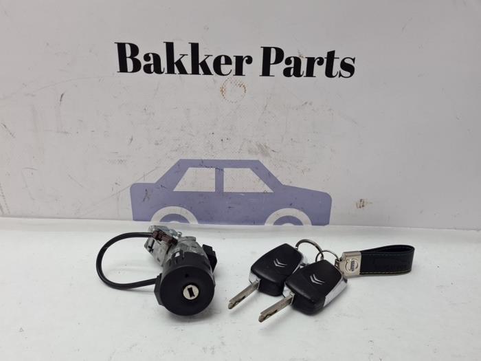 Kontaktslot + Sleutel van een Citroen C4, Auto-onderdelen, Overige Auto-onderdelen, Citroën, Gebruikt, 3 maanden garantie