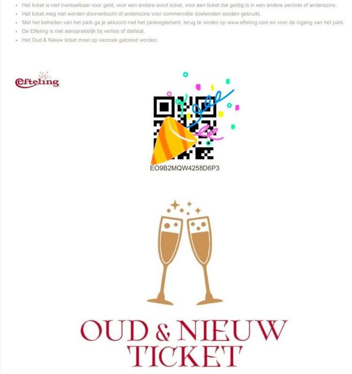 Oud en nieuw in de efteling, Tickets en Kaartjes, Recreatie | Pretparken en Attractieparken