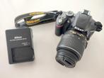 Nikon D3200 + AF-S Nikkor DX VR 18-55mm + tas (nieuwstaat), Spiegelreflex, Ophalen of Verzenden, Zo goed als nieuw, Nikon