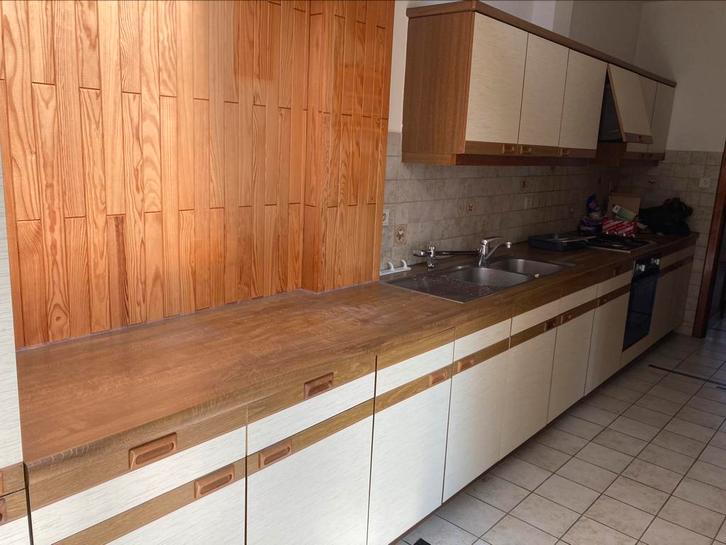 Vintage Jaren 70 ALNO Keuken, Huis en Inrichting, Keuken | Complete keukens, Gebruikt, Enkelwandige keuken, Bruin, Overige materialen