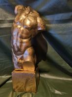 Goudlak beeld in steen +-35cm te koop!, Ophalen of Verzenden