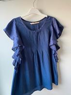 Blouse zijde nougat London, Kleding | Dames, Ophalen of Verzenden, Blauw