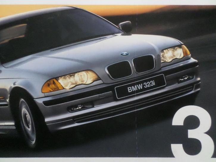 BMW Serie 3 Berline 1999 Brochure, Boeken, Auto's | Folders en Tijdschriften, BMW, Ophalen of Verzenden