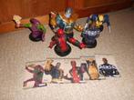 set van 5 figuren in hars - buste van MARVEL - personnage, Ophalen of Verzenden