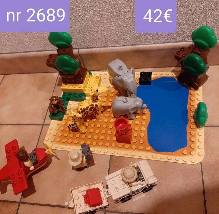 Lego duplo: Savanne wilde dieren set nr 2689 uit 1994, Enfants & Bébés, Jouets | Duplo & Lego, Duplo, Enlèvement ou Envoi