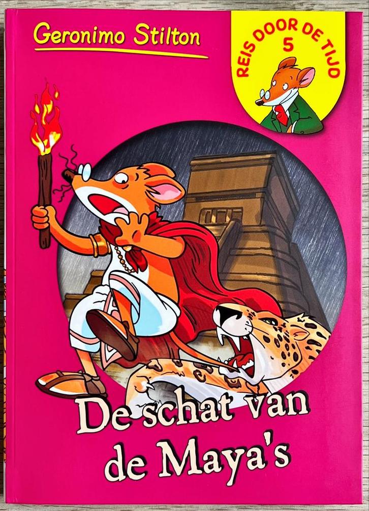 Geronimo Stilton - De schat van de Maya's, Boeken, Kinderboeken | Jeugd | onder 10 jaar, Ophalen of Verzenden