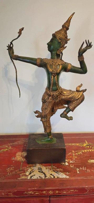 Prince Rama en bronze, 54 cm.