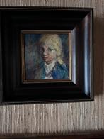 Klein schilderij in mooie kader van erso ronald, Antiek en Kunst, Ophalen