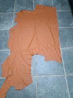1.5 vierkante meter soepel camel nappa leder/lot 27, Hobby en Vrije tijd, Stoffen en Lappen, Ophalen of Verzenden, Zo goed als nieuw