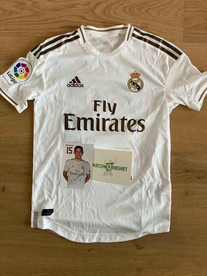 match worn Valverde - Real Madrid, Verzamelen, Sportartikelen en Voetbal, Zo goed als nieuw, Shirt, Ophalen of Verzenden