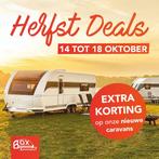 Nieuwe 6pers.Hobby met frans bed, stapelbed, rondzit, Koelkast, Hobby, Bedrijf, Tot en met 6