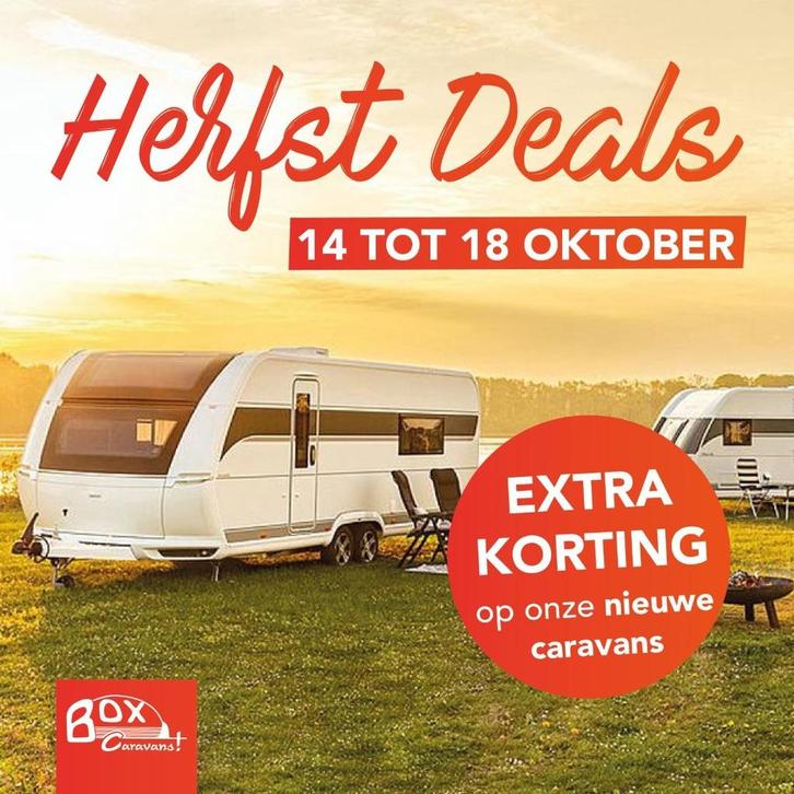 Nieuwe 6pers.Hobby met frans bed, stapelbed, rondzit, Caravans en Kamperen, Caravans, Bedrijf, tot en met 6, Rondzit, Hobby, Frans bed