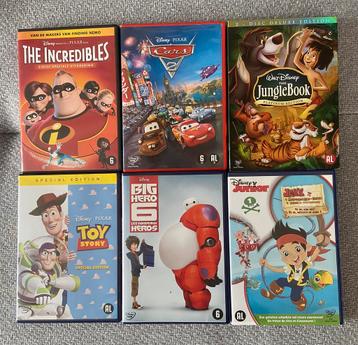 6 Disney DVD’s beschikbaar voor biedingen