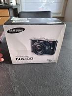 fototoestel nx100 samsung 14.6 mp 1280x720p fn lens 20-50mm, Audio, Tv en Foto, Ophalen