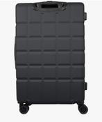 Reiskoffer hard shell 4 wielen zwart als nieuw, Ophalen, Zo goed als nieuw, Wieltjes