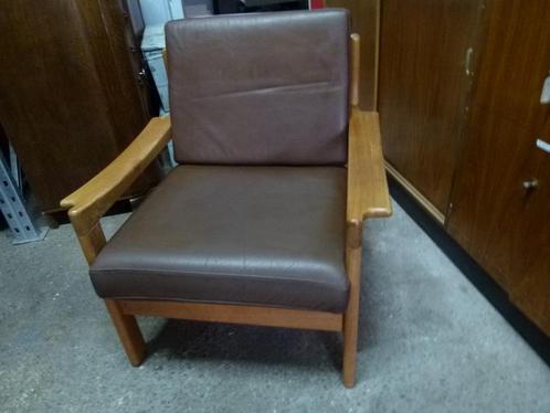 vintage Denmark Teak fauteuil zetel mid-century, Verzamelen, Retro, Huis en Inrichting, Ophalen of Verzenden