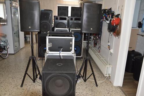DISCO BAR MET AUDAC VERSTERKER., Muziek en Instrumenten, Dj-sets en Draaitafels, Zo goed als nieuw, Dj-set, Overige merken, Ophalen